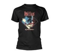 HALLAS - CONUNDRUM BLACK T-Shirt Small
