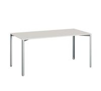 +Halle Tavolo A Griglia 80x160 Bianco cotone/Blu Zinco