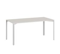 +Halle Tavolo A Griglia 80x160 Bianco cotone/Grigio Chiaro