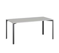 +Halle Tavolo A Griglia 80x160 Grigio Chiaro/ Nero