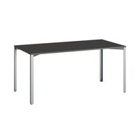 +Halle Tavolo A Griglia 80x160 Nero/ Blu Zinco