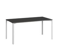 +Halle Tavolo A Griglia 80x160 Nero/ Grigio Chiaro
