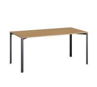 +Halle Tavolo A Griglia 80x160 Rovere/ Nero