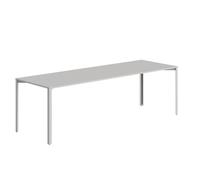 +Halle Tavolo A Griglia 80x240 Grigio Chiaro