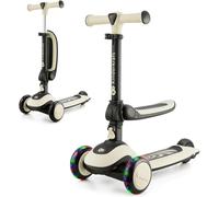 HALLEY Scooter a 3 ruote e Draisienne Bianco - Ideale per i bambini - Nouvo