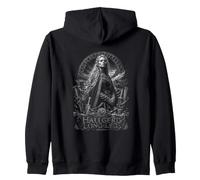 Hallgerd Gambe Lunghe Viking Shieldmaidens Warrior Felpa con Cappuccio