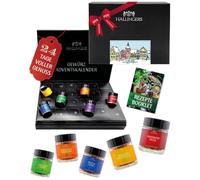 Hallingers Città Vecchia nostalgica - Calendario dell'Avvento di lusso, spezie di alta qualità, aroma intenso in bicchieri a vite, varietà selezionata a mano (set) - Idee regalo Natale e regali