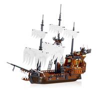 Hallisun Giocattolo a blocchi da costruzione, nave pirata formato regolare kit di modelli di mattoni, costruzione creativa di navi, regalo di Compleanno per adolescenti bambini 8+, 1182 pezzi