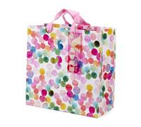 Hallmark 10"""" Large Square Gift Bag (Watercolor Dots Just for You) fo