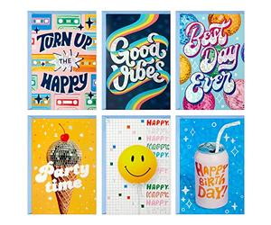Hallmark Assortimento di biglietti di compleanno, stile vintage, 36 biglietti con buste