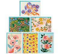 Hallmark Assortimento di biglietti floreali primaverili (24 biglietti bianchi con buste) per compleanni, Pasqua, baby shower, ringraziamento