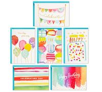 Hallmark Biglietti di auguri di compleanno, 36 biglietti con buste (Celebrate)