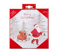 Hallmark Biglietti di Natale - Confezione da 8 in 1 Babbo Natale e slitta, 25572263