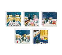 Hallmark Biglietti di Natale di beneficenza, confezione da 30 in 5 fantasie, 25572266, motivo scena invernale