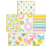 Hallmark Biglietti pasquali, assortimento di biglietti vuoti (24 biglietti con buste, fiori primaverili e farfalle)