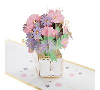 Hallmark Biglietto 3D con motivo floreale pop up, qualcuno di speciale, design floreale, fiori lilla e rosa, compleanno, festa della mamma, Thinking of You