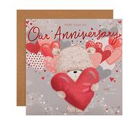 Hallmark Biglietto di anniversario - Grande design pop-up Hugsworth Bear