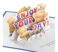 Hallmark Biglietto di auguri 3D e pop up, motivo: Forever Friends, celebrazione e laurea, colore blu