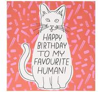 Hallmark Biglietto di auguri di compleanno dal gatto, design in rilievo Studio Ink