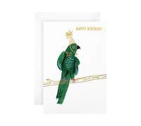 Hallmark Biglietto di auguri di compleanno, design contemporaneo con pappagallo "Good Mail"