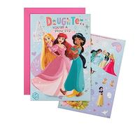 Hallmark Biglietto di auguri di compleanno per figlia, motivo: principesse Disney con attività