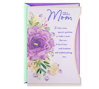 Hallmark Biglietto di auguri di compleanno per mamma (fiore viola)