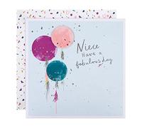 Hallmark Biglietto di auguri di compleanno per nipote, design classico con palloncini, blu