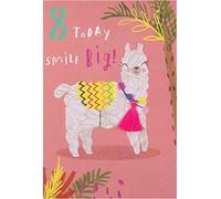 Hallmark Biglietto di auguri per 8° compleanno - design stravagante con lama con nappa e pompon