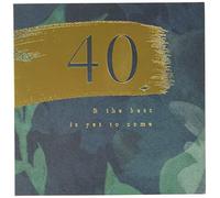 Hallmark Biglietto di auguri per il 40° compleanno, design classico basato sul
