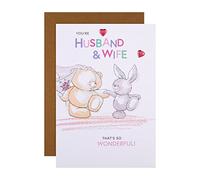 Hallmark Biglietto di auguri per matrimonio per marito e moglie - design carino Forever Friends