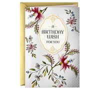 Hallmark - Biglietto di compleanno con filo dorato (Tiger, Keep it Up)