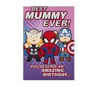 Hallmark Biglietto di compleanno per mamma, motivo: Marvel Avengers