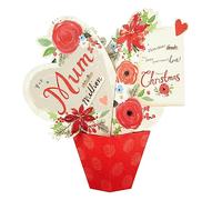 Hallmark Biglietto di Natale per mamma, design pop-up 3D