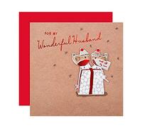 Hallmark Biglietto di Natale per marito, design con simpatici uccelli illustrati