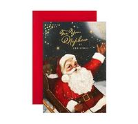 Hallmark Biglietto di Natale per nipote Design classico Babbo Natale