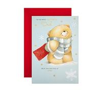 Hallmark Biglietto di Natale per papà Cute Forever Friends Design