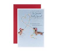 Hallmark Biglietto di Natale per qualcuno di speciale - Design con illustrazione di cane carino