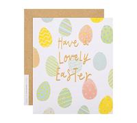 Hallmark Biglietto di Pasqua - Design contemporaneo multicolore a forma di uovo