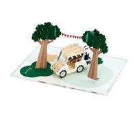 Hallmark Biglietto per la festa del papà, 3D e campo da golf pop-up, blu, verde