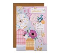 Hallmark Biglietto per la festa della mamma per la nonna, design classico con fiori a grappolo