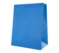 Hallmark Borsa regalo grande per diverse occasioni, tinta unita, blu