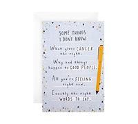 Hallmark Carta di supporto per il cancro - Design "State of Kind" basato sul testo