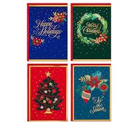 Hallmark Cartoline natalizie assortite in confezione (40 biglietti e buste)