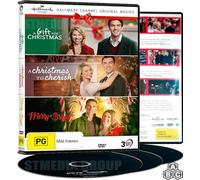 Hallmark Christmas Collection 16 - A Gift For Christmas / A Christmas To Cherish / Merry & Bright [DVD] [Region Free]