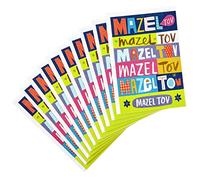 Hallmark Confezione di biglietti con albero della vita Mazel Tov (10 biglietti e buste)