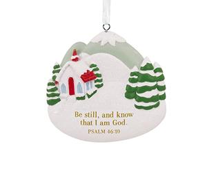 Hallmark Dayspring - Decorazione natalizia con scritta "Be Still and Know"