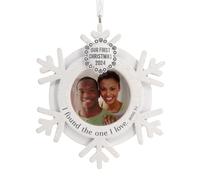 Hallmark Dayspring Our First Christmas Photo Holder 2024 - Decorazione natalizia