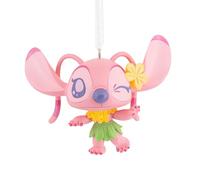 Hallmark Decorazione da appendere a forma di angelo, decorazione per albero Disney, Lilo e Stitch, rosa