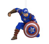 Hallmark Decorazione per albero di Capitan America, decorazione per albero dei Vendicatori Marvel, ornamento da appendere Disney, ornamento natalizio da appendere, regali per