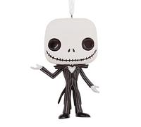 Hallmark Disney 0003HCM1114 - Ornamento natalizio in resina di Tim Burton con Jack Skellington Funko POP!